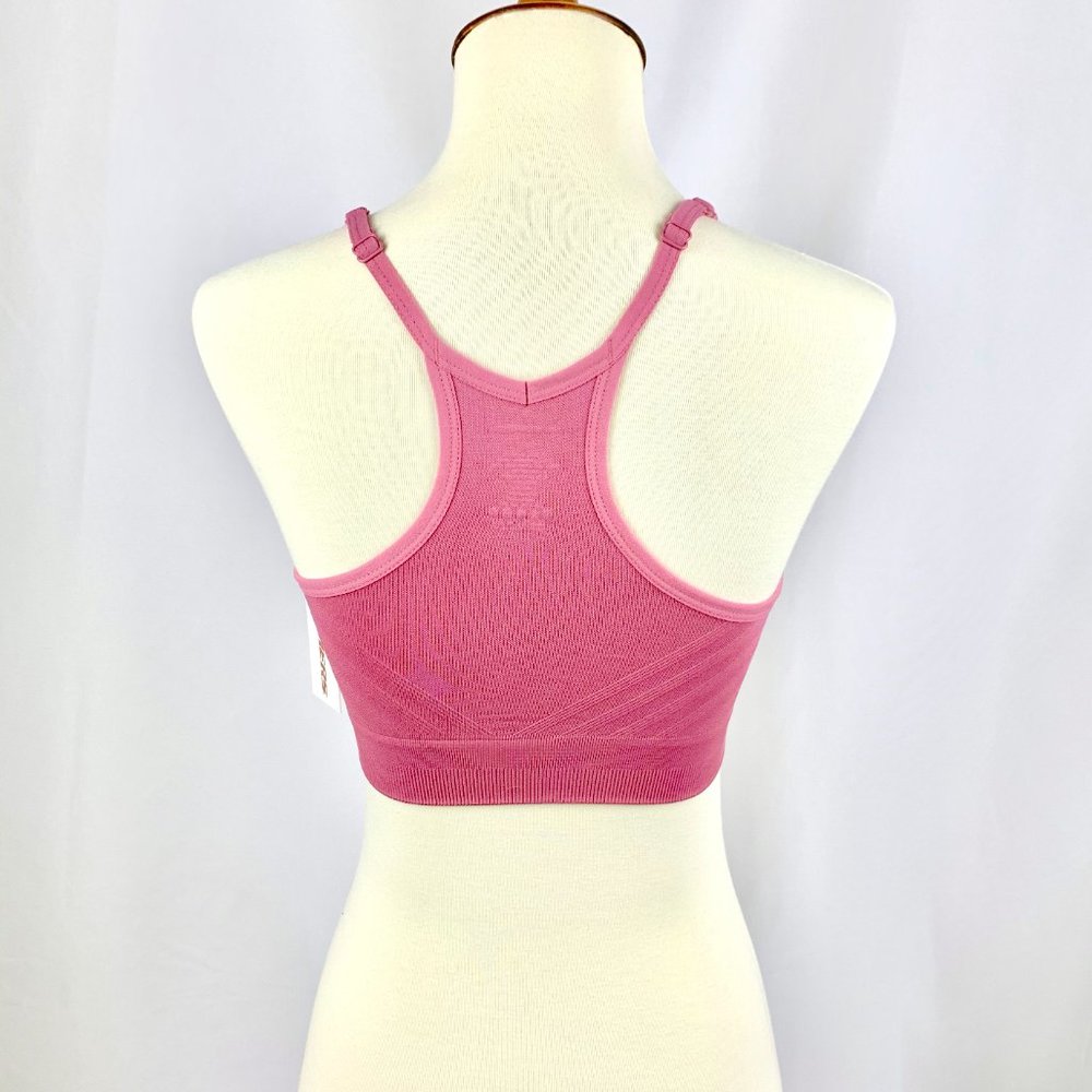 NWT Skechers Pink Mauve Sports Bra Size Small - Picture 7 of 10